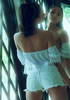 Ariana Marie In Perfect Reflection