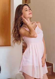 Mila Azul Shows Her Young Perky Tits
