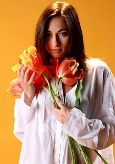 Beautiful Flower Michaela Isizzu Strips To Naked