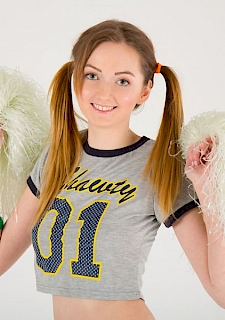 Cute And Sexy Cheerleader