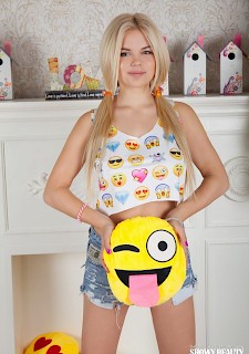 cute teen Kylie gives you her tight pussy and round boobs