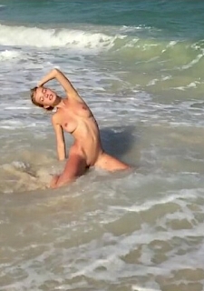 Naughty Girl On Beach Sexy body big boobs