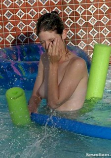 girls in pool