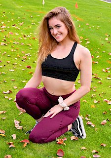 outdoor babe Kenzie FTV On The Jogging Trail