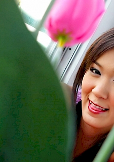 Irene Fah Pigtailed Thai Cutiepie